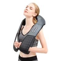 Medcursor Neck & Shoulder Massager with Heat, Shiatsu Grey Back Massage, Not Cordless, Portable Deep Tissue 3D Kneading Pillo...