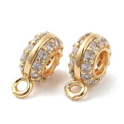 Brass with Cubic Zirconia Pendant Bail