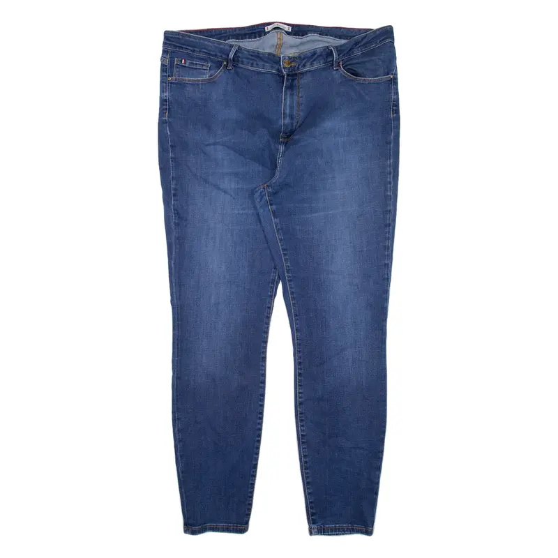 TOMMY HILFIGER Womens Jeans Blue Slim Skinny W38 L28