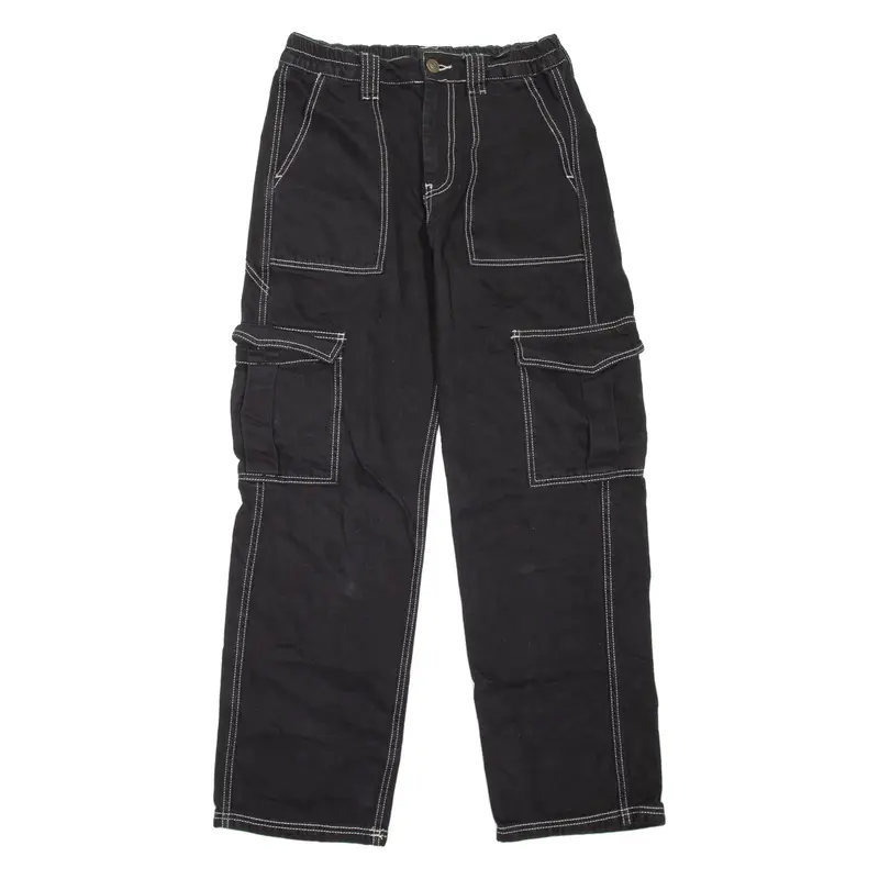BDG Skate Cargo Mens Jeans Black Relaxed Straight W29 L32