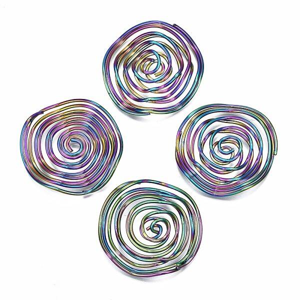 Eco-Friendly Iron Filigree Joiners Links