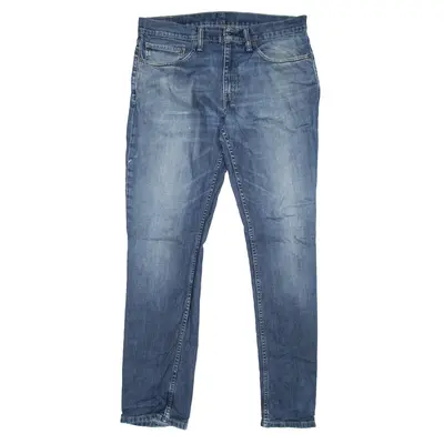 LEVI'S 511 Jeans Blue Denim Slim Straight Mens W34 L32