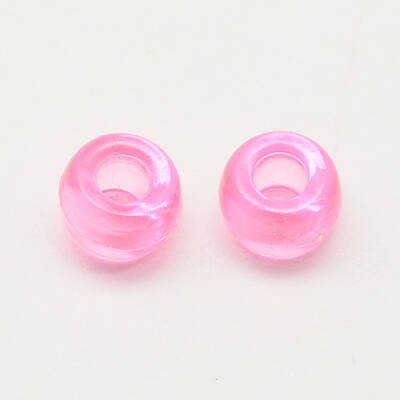 Transparent Acrylic European Beads