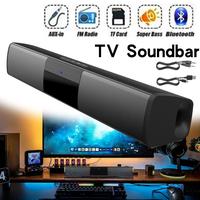 TV Home Theater Surround Sound Bar Speaker System Wireless Bluetooth Subwoofer 2 x 5W Stereo Speaker
