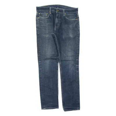 LEVI'S 511 Jeans Mens Blue Slim Straight Stone Wash W33 L32