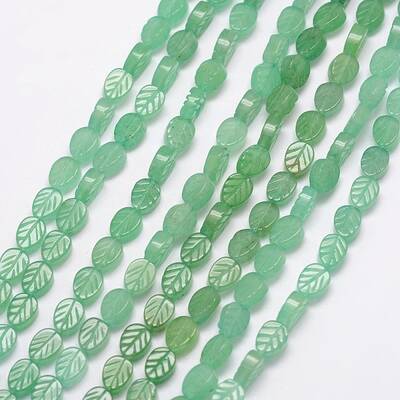 Natural Green Aventurine Beads Strands