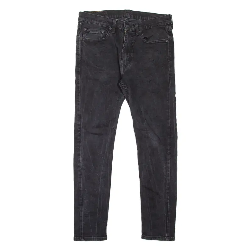 LEVI'S 519 Hi-Ball Mens Jeans Black Slim Skinny W34 L28