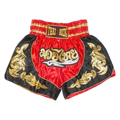 Muay Thai Boxing Mens Sports Shorts Red XL W28