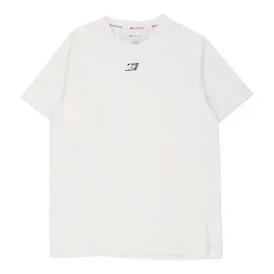 Tommy Hilfiger T-Shirt - Large White Cotton