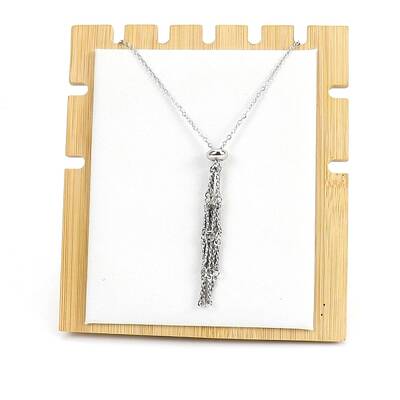 Non-Tarnish Stainless Steel Macrame Pouch Braided Gemstone Holder Pendant Necklace Making