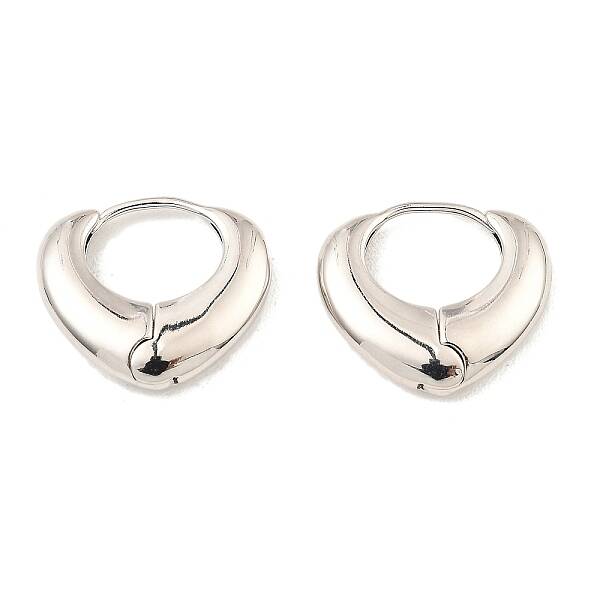 Brass Hoop Earrings