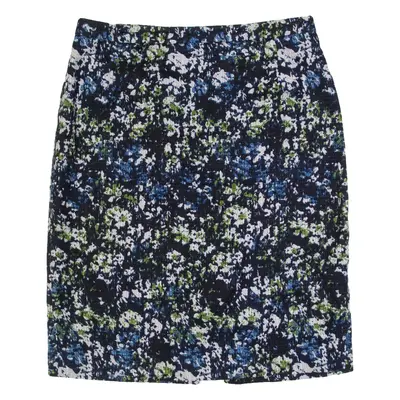JIGSAW Womens Pencil Skirt Blue Knee Length Floral M