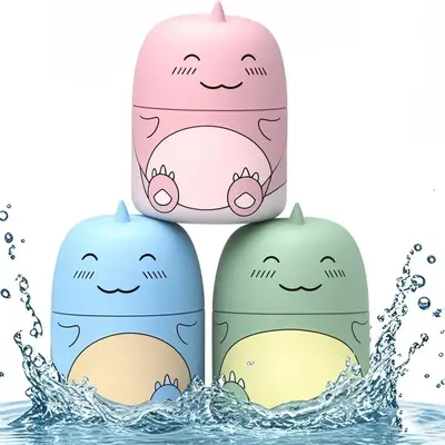 CloudMades Cute Dinosaur-Shaped Toilet Bowl Cleaner Bottle, Bathroom Toilet Tank Cleaner with Ocean, Jasmine, and Peach Scent...