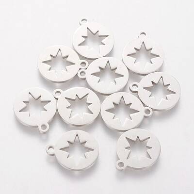 Non-Tarnish 201 Stainless Steel Charms