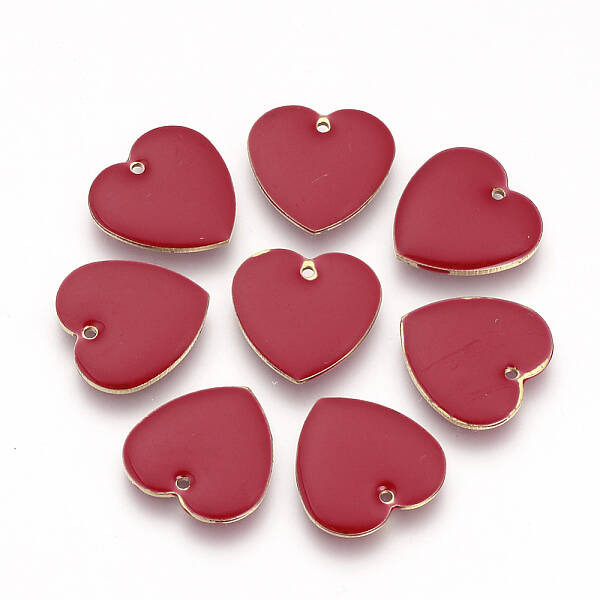 Brass Enamel Pendants