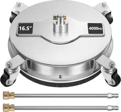 Rengue 16.5'' Pressure Washer Surface Cleaner Attachment, 4000 PSI Power Washer Surface Cleaner Power Washer Accessories with...