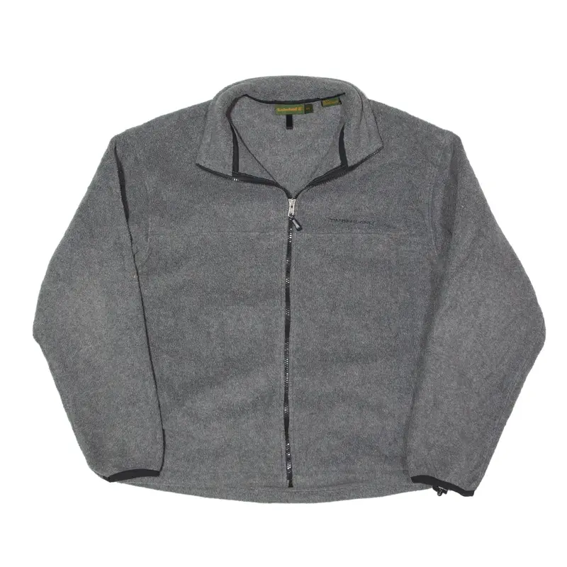 TIMBERLAND Fleece Jacket Grey Mens S