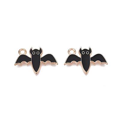 Halloween Theme Alloy Enamel Pendants