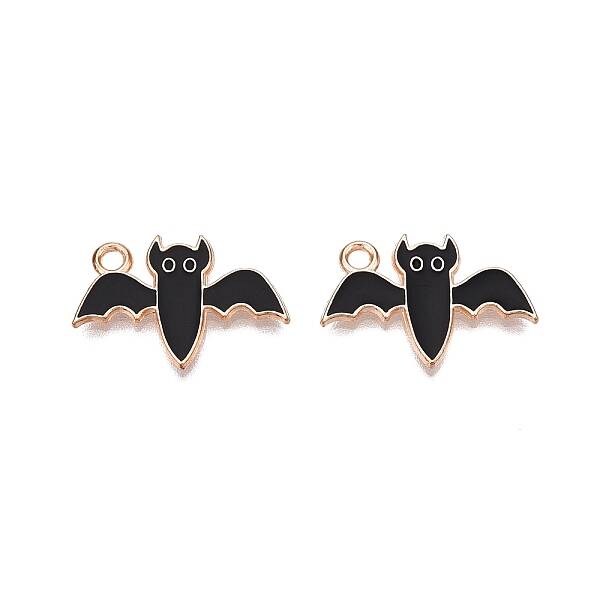Halloween Theme Alloy Enamel Pendants