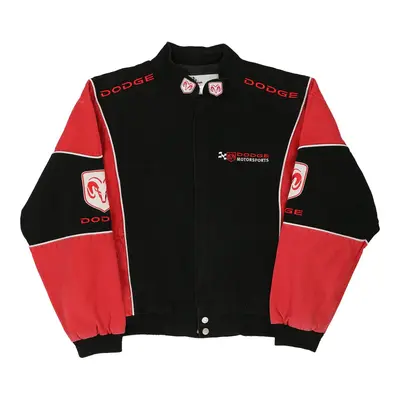 Dodge Motorsport Racing Champions Apparel Nascar Jacket - XL Block Colour Cotton Blend