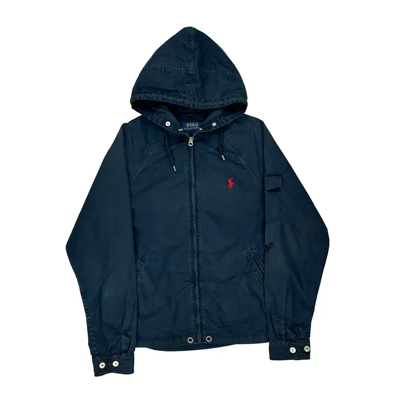 Ralph Lauren Jacket - Small Navy Cotton Blend