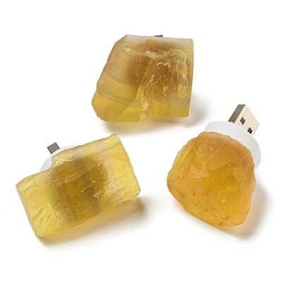 Nuggets Natural Fluorite USB Night Light