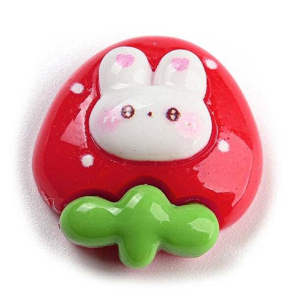 Rabbit Theme Opaque Resin Cabochons