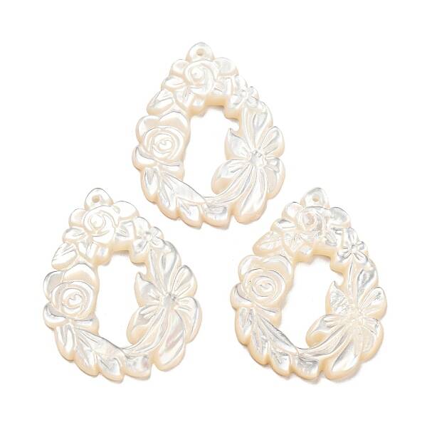 Natural Sea White Shell Pendants