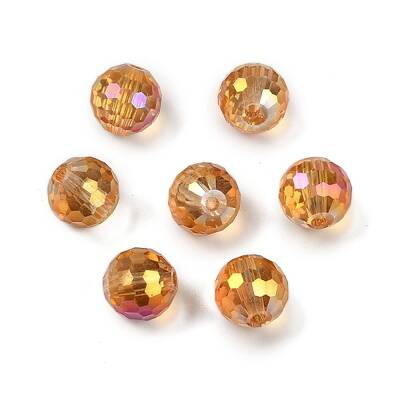 Transparent Electroplate Glass Beads