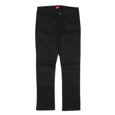 DICKIES Workwear Trousers Black Slim Straight Womens W30 L29