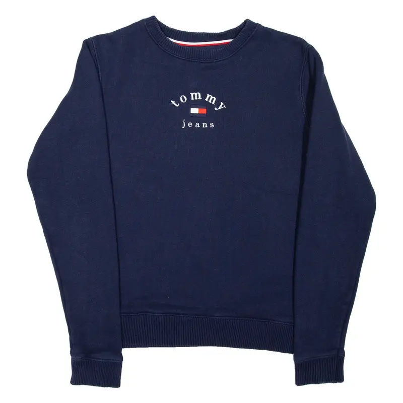 TOMMY JEANS Mens Sweatshirt Blue S