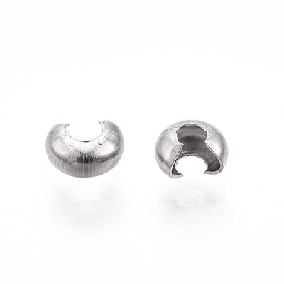 Non-Tarnish 304 Stainless Steel Crimp Beads Covers