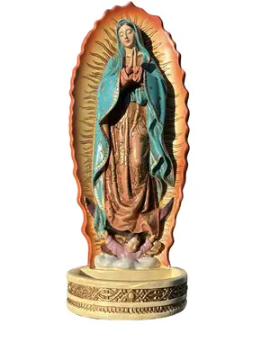 Virgen Mary / San Judas Statues for Religious Decor