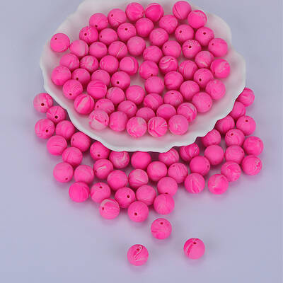 Round Silicone Focal Beads