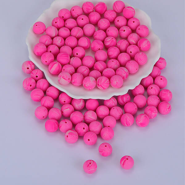 Round Silicone Focal Beads