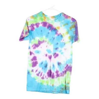 Hanes Tie-Dye T-Shirt - Small Multicoloured Cotton