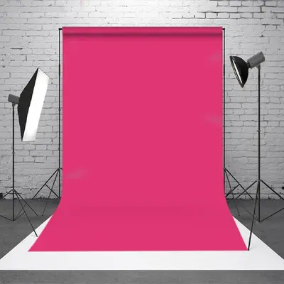 Rose Red Solid Color Photo Booth Backdrop For Studio - Aperturee