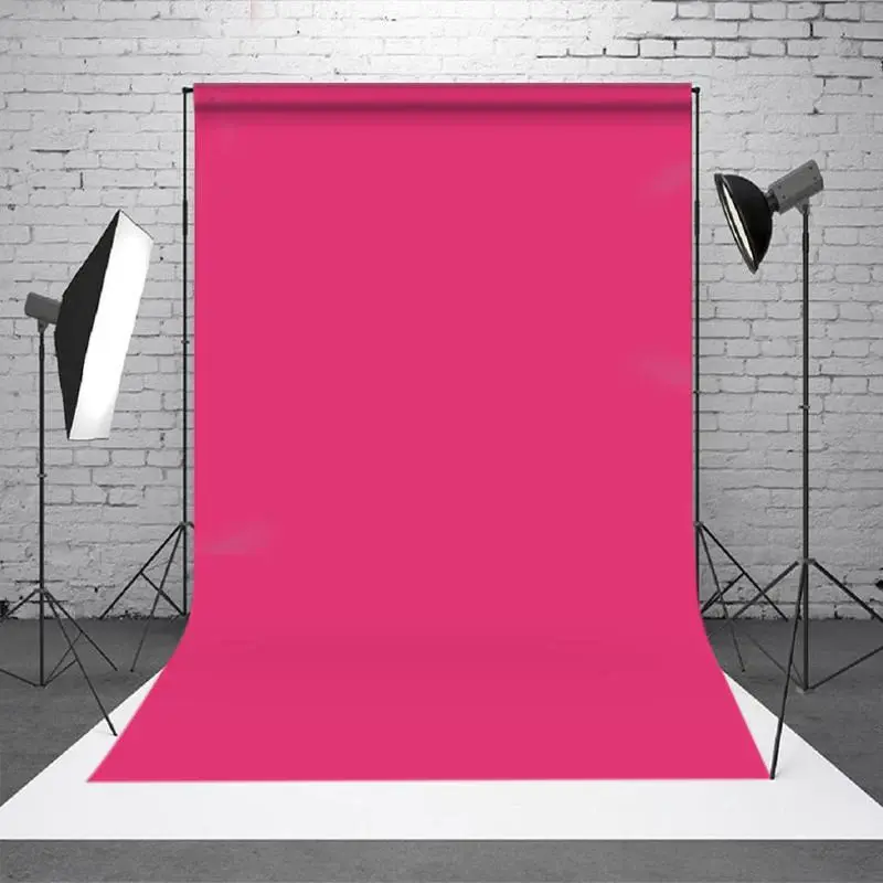 Rose Red Solid Color Photo Booth Backdrop For Studio - Aperturee