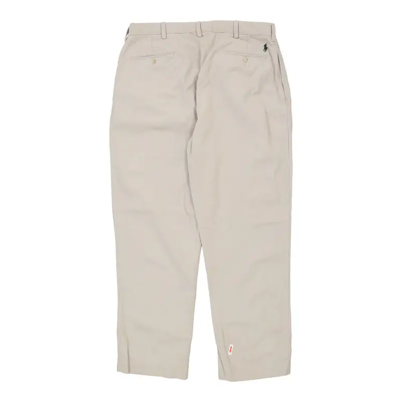 Ethan Pant Ralph Lauren Chinos - 34W 30L Cream Cotton
