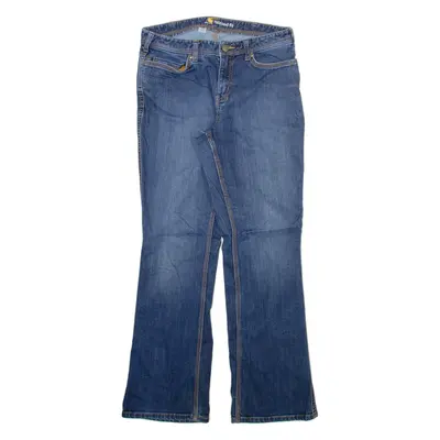 CARHARTT Womens Jeans Blue Relaxed Bootcut W30 L30