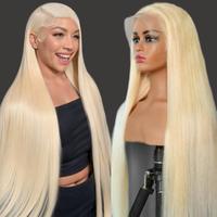 【30Inch for Only $109】GK 250% Density 13x6 613 Blonde Lace Front Wig Human Hair Straight Wig Human Hair 613 Lace Frontal ...