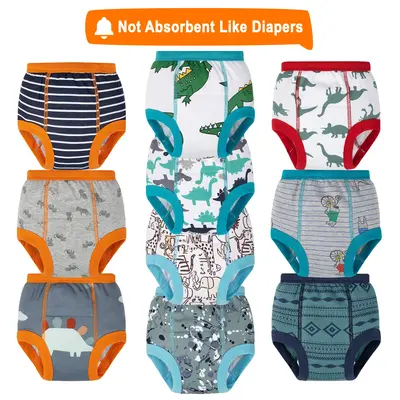 Toilet Training Pants - Toilet Training Underwear for Boys and Girls, Pure Cotton, Comfortable, Soft and Skin-Friendly