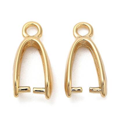 Brass Ice Pick Pinch Bails