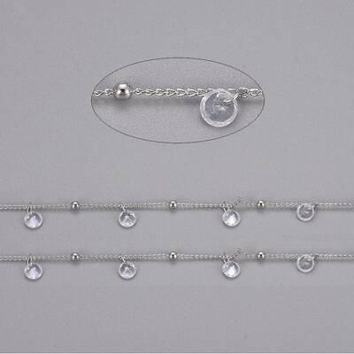 3.28 Feet Brass Ball Curb Chains