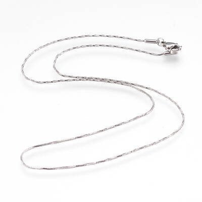 Non-Tarnish 304 Stainless Steel Snake Chain Necklaces