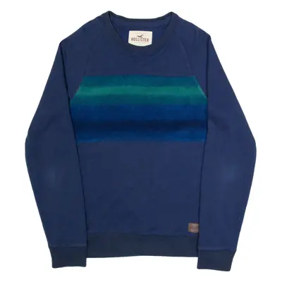 HOLLISTER Mens Sweatshirt Blue S