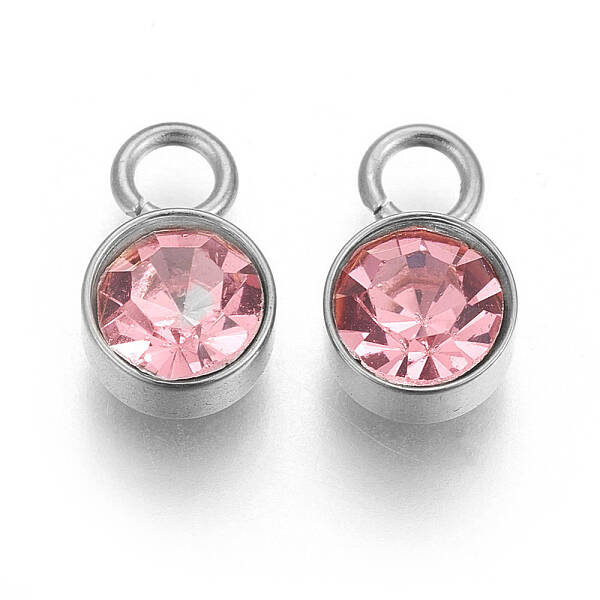 Glass Rhinestone Charms