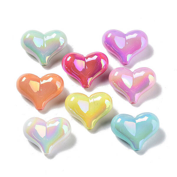UV Plating Opaque Acrylic Beads