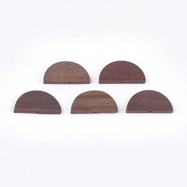 Painted Natural Wood Beads