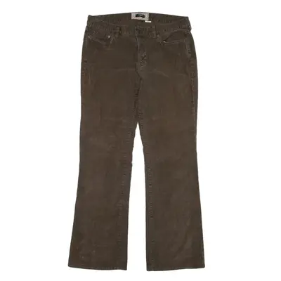 J.CREW Corduroy Trousers Brown Regular Bootcut Womens W31 L31